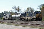 CSX 845 & 642 with a short train